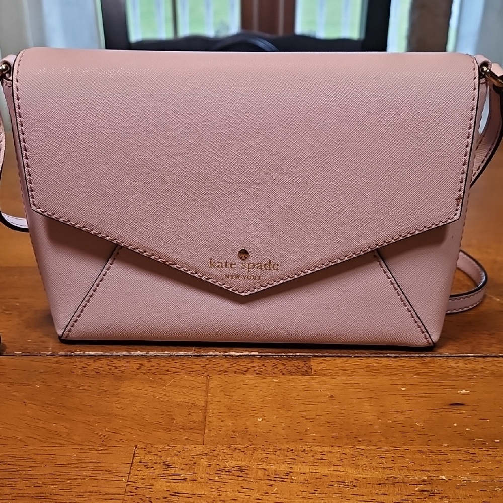 kate spade Dusty Pink Crossbody Envelope Shoulder Bag